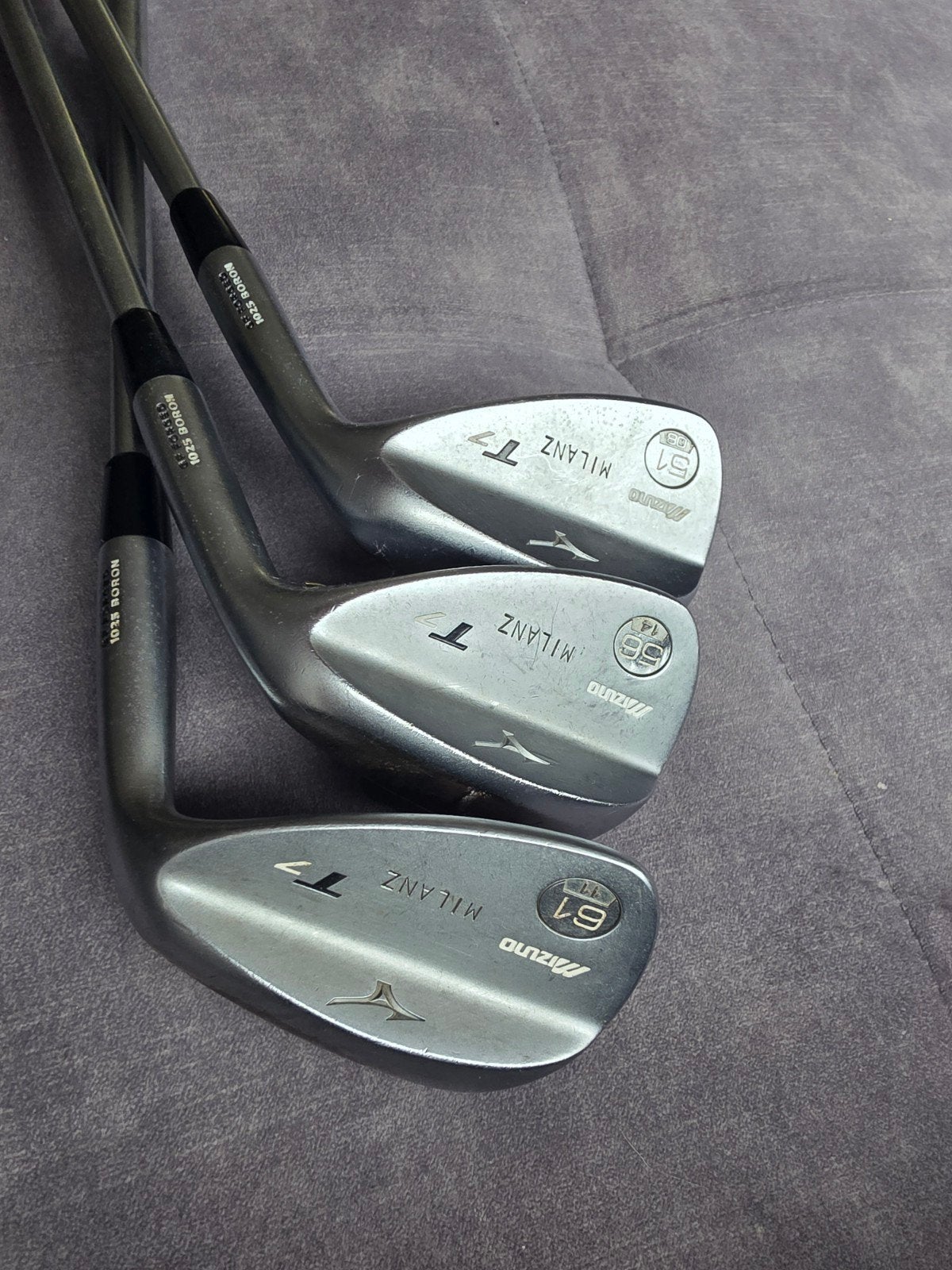 Mizuno T7 Milanz Golf Wedges Set (51, 56, 61 graden), Ophalen, Gebruikt, Club, Mizuno