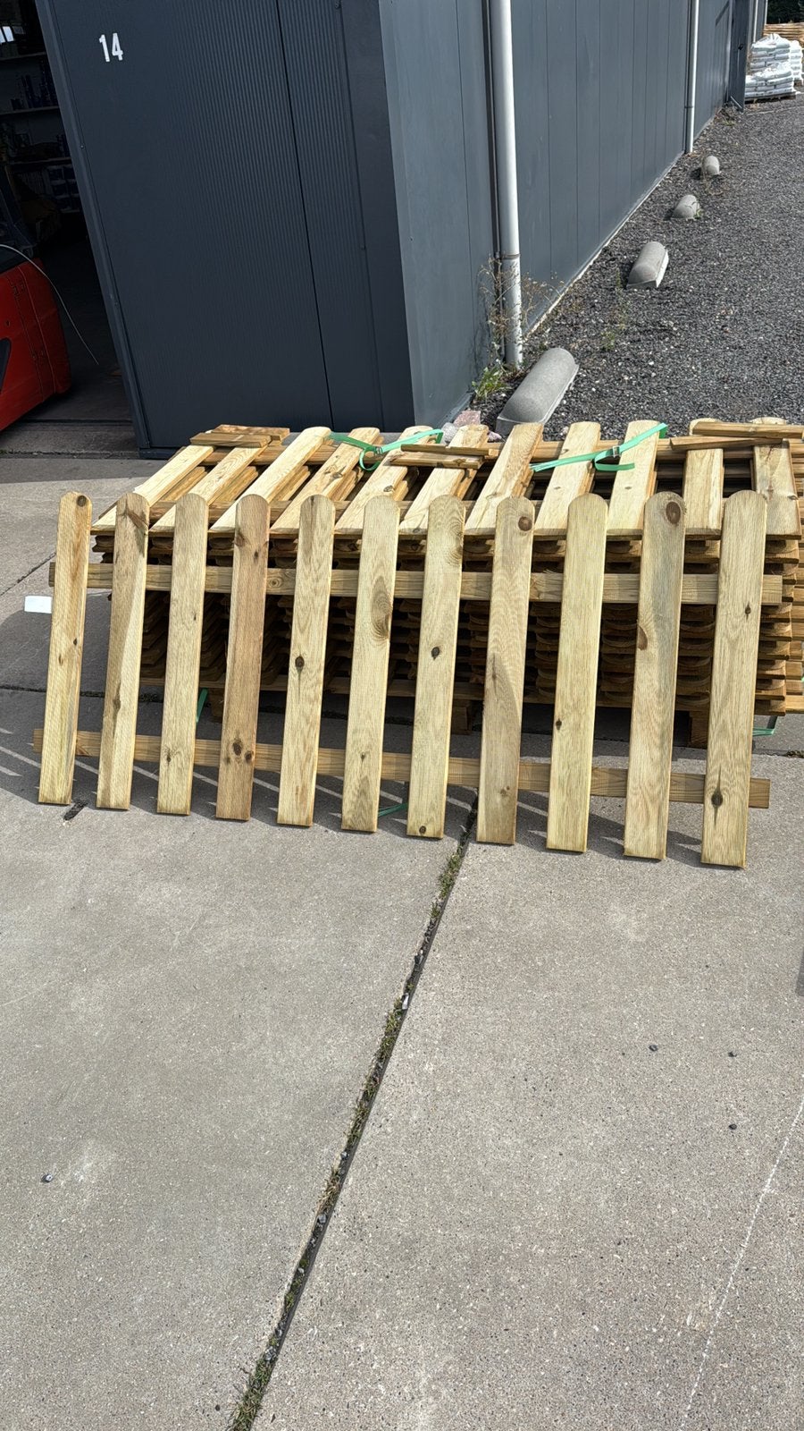 Geimpregneerde tuinhek tuinhekken 180x80 hekwerk schutting, Minder dan 25 mm, Grenen, Overige typen, Nieuw