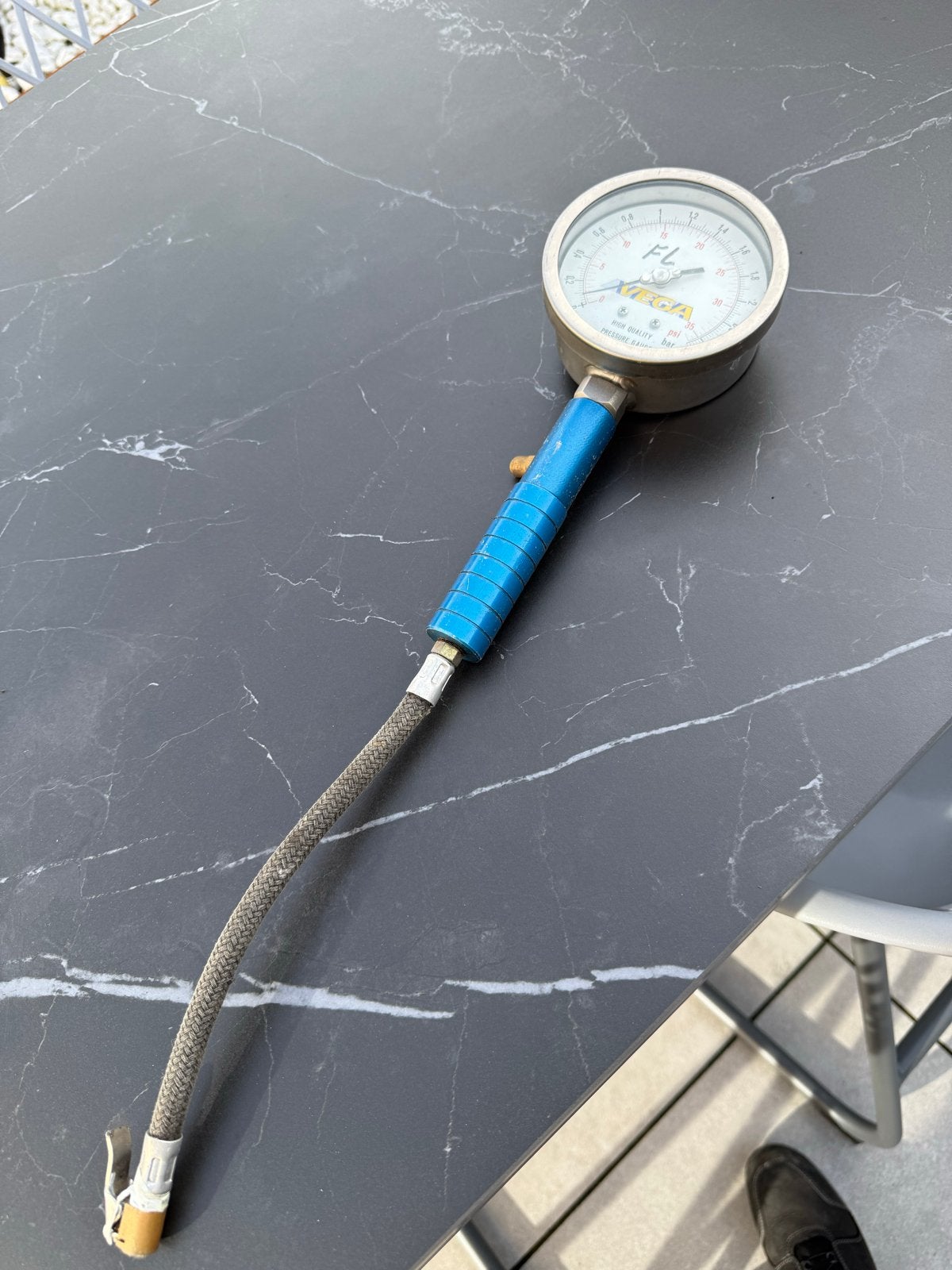 Vega bandenspanningsmeter voor karting, Sport en Fitness, Ophalen of Verzenden, Gebruikt, Onderdelen Kart