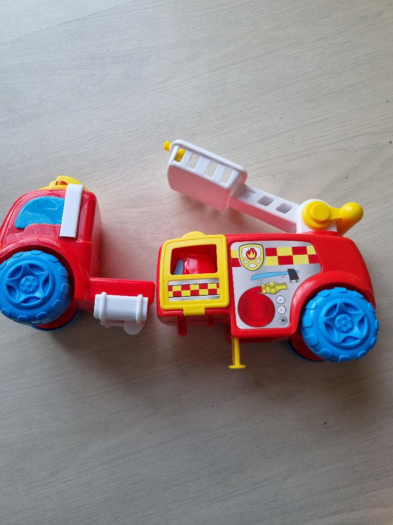 Brandweerwagen hoogwerker, Ophalen of Verzenden, Zo goed als nieuw