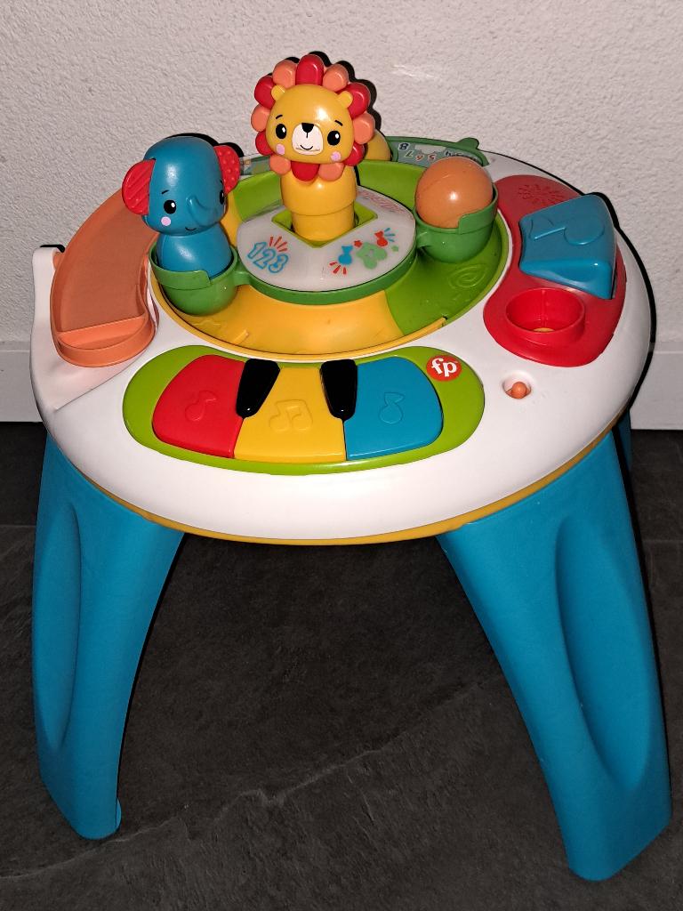 Fisher price speeltafel licht geluid, Ophalen, Zo goed als nieuw, Speelset, Met licht
