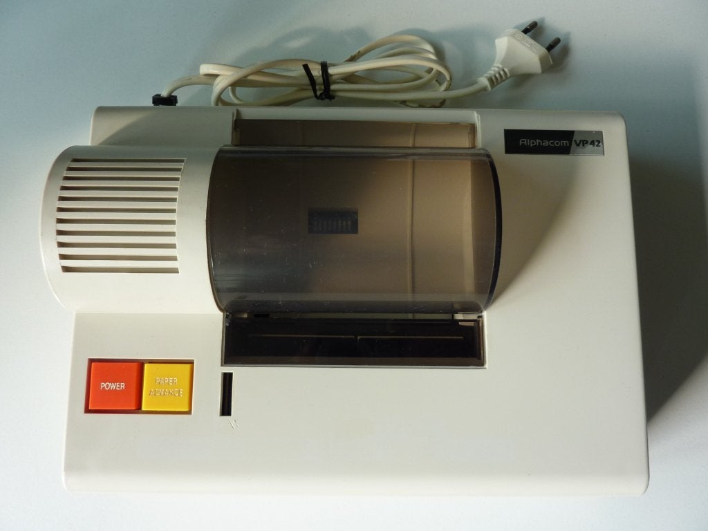 Alphacom VP42 thermische printer, Ophalen of Verzenden, Commodore