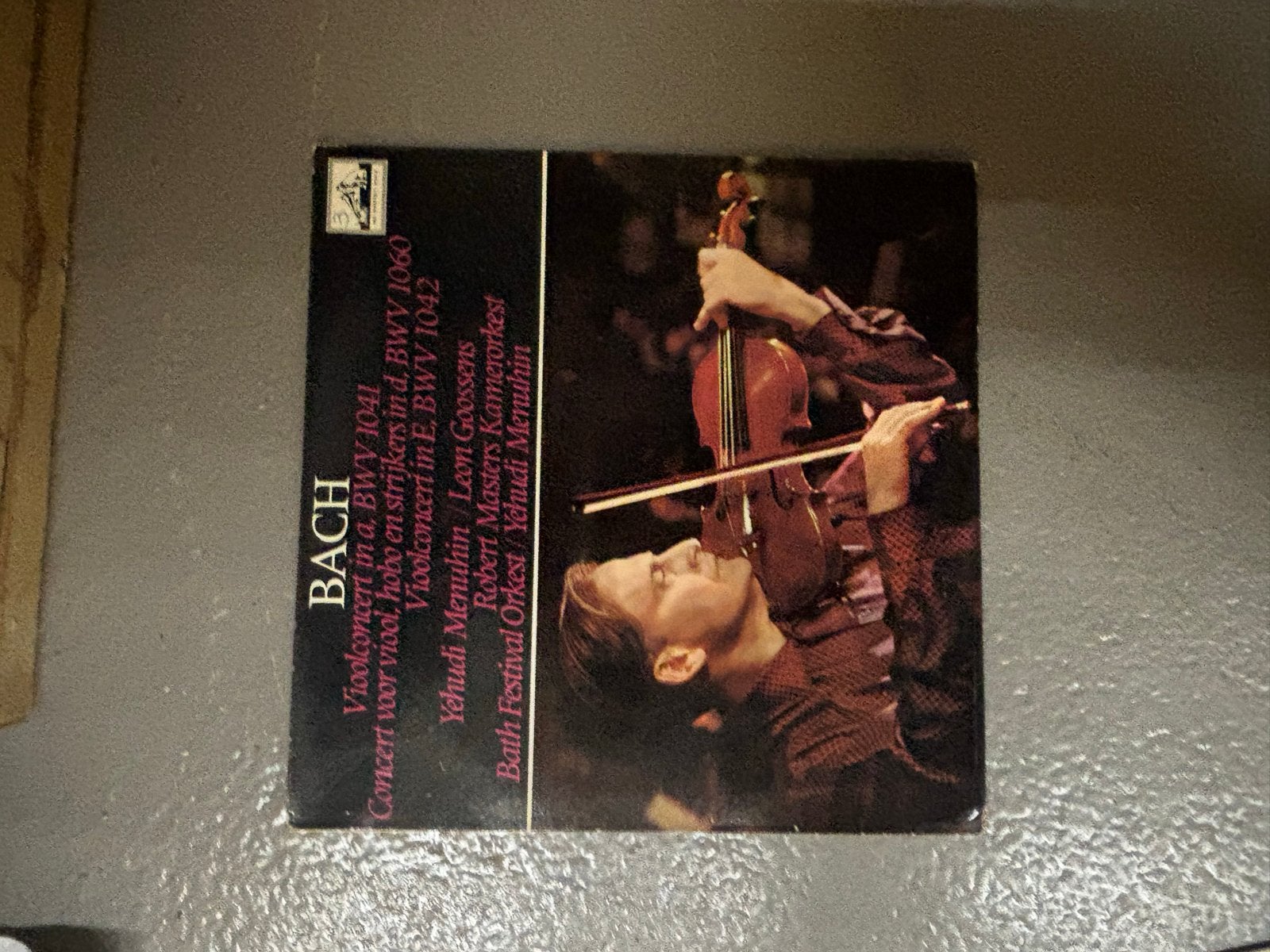 Bach Vioolconcerten - Yehudi Menuhin, Cd's en Dvd's, Gebruikt, Soloconcert, Ophalen of Verzenden, Barok