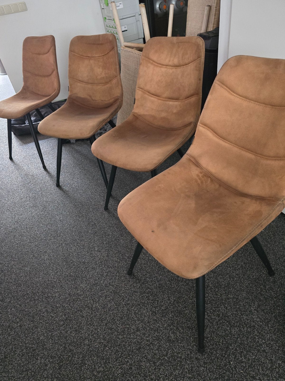 stoelen, Ophalen, Gebruikt, Bruin
