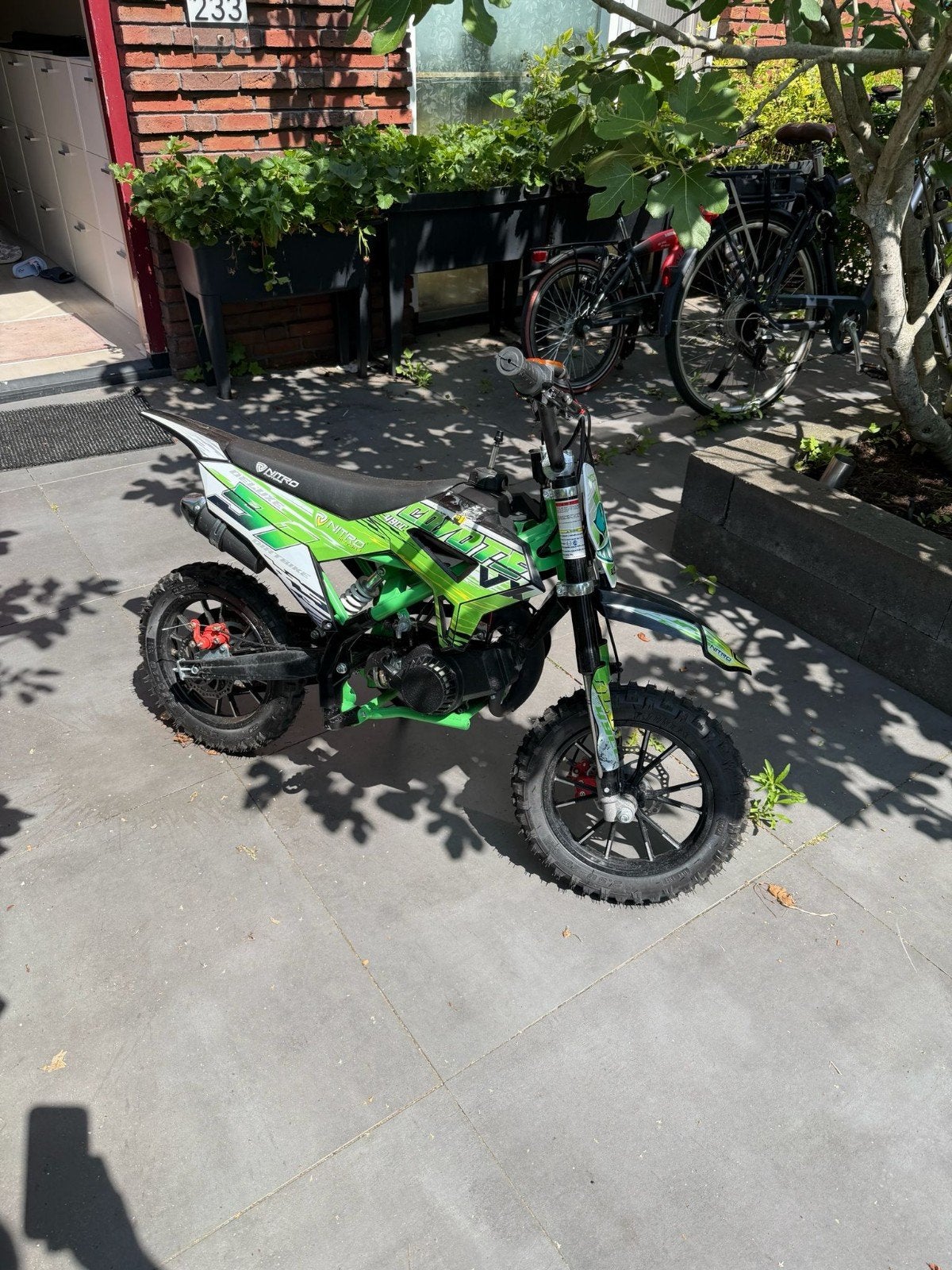 Nitro Deluxe Dirtbike - Zo goed als nieuw, Nitro, Ophalen of Verzenden, Zo goed als nieuw, Schijfrem