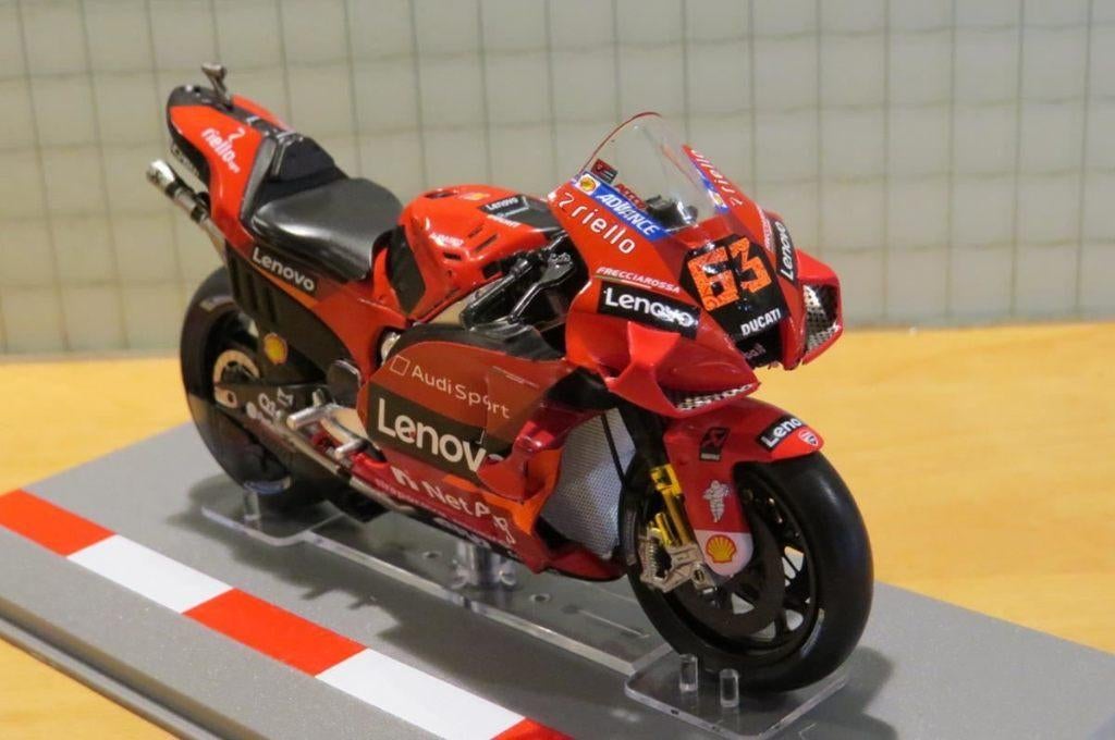 Francesco Bagnaia Ducati Lenovo Desmosedici 2021 1:18, Overige merken, Serviceclientele@altaya.be, Nieuw, Ophalen of Verzenden