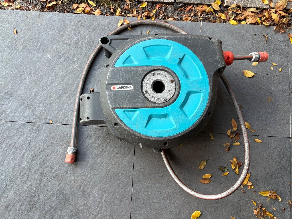 Gardena wand tuinslang 25m, Tuin en Terras, Tuinslangen, Ophalen, Gebruikt, Tuinslang
