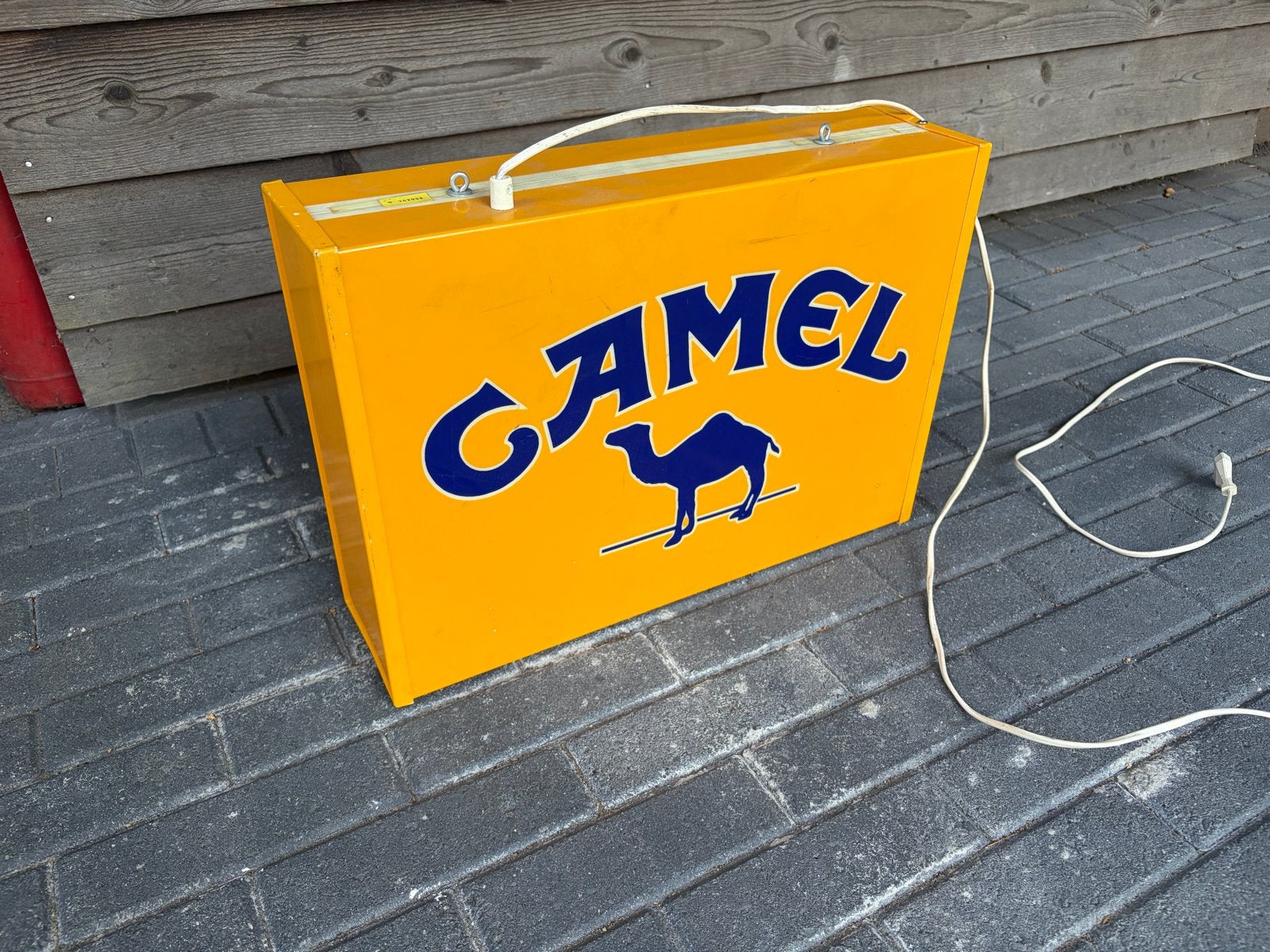 Vintage Camel Lichtbak - Reclamebord, Ophalen, Gebruikt, Lichtbak of (neon) lamp