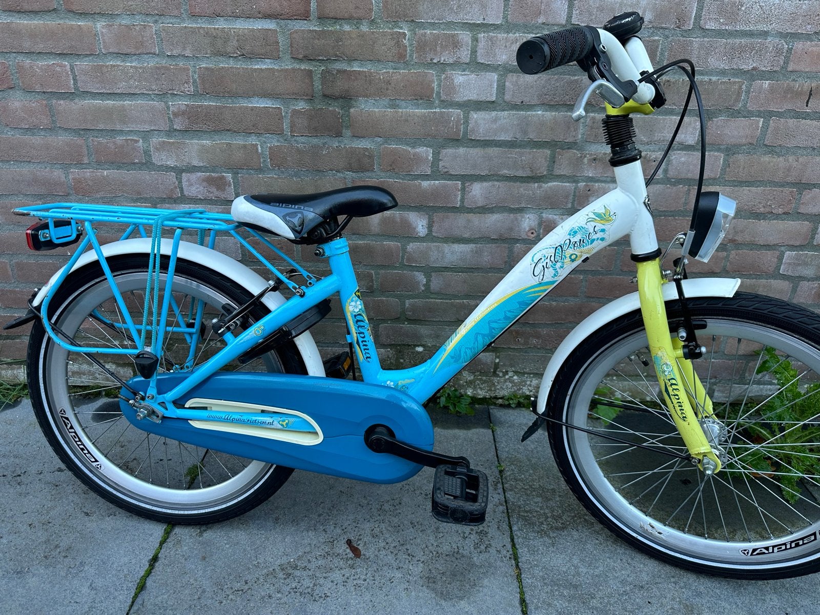 Alpina kinderfiets 20 inch met terugtraprem, Ophalen, Gebruikt
