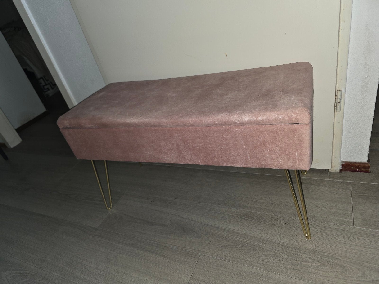 Pink Storage Bench, Ophalen, Minder dan 150 cm