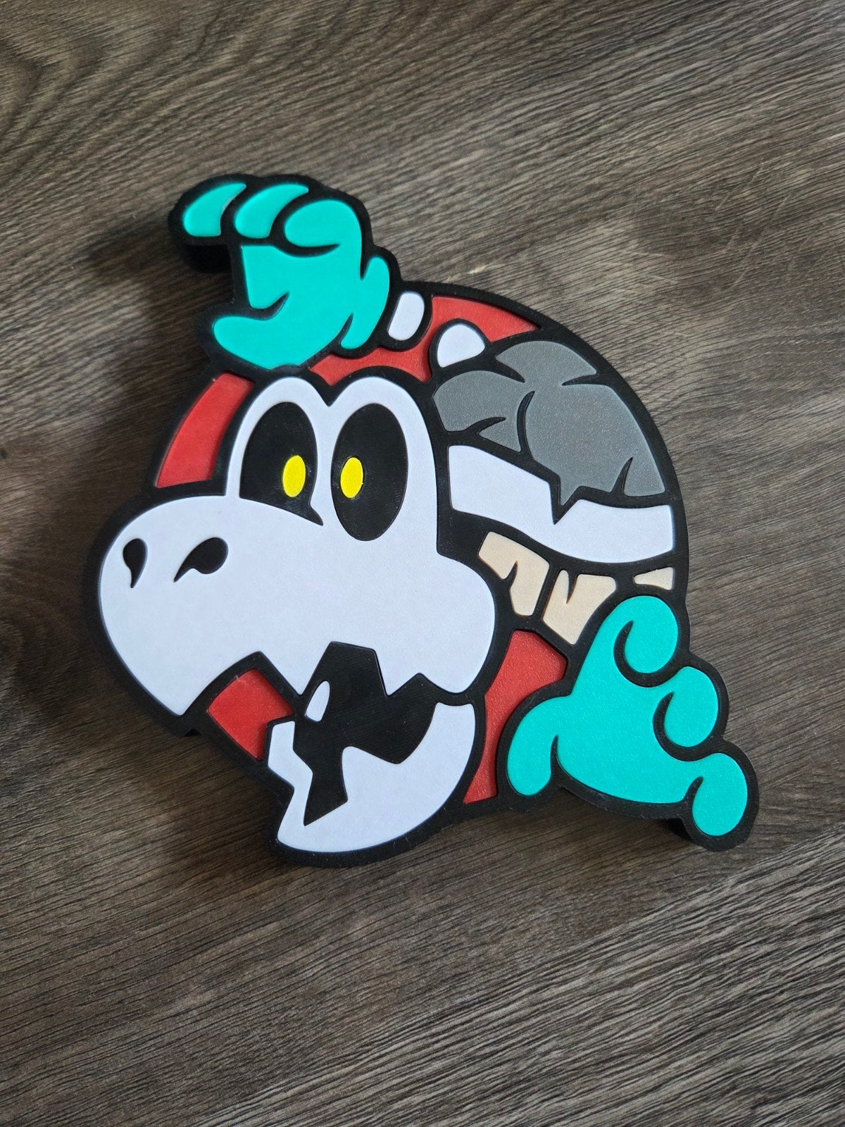 Dry Bones Super Mario decoratie voor game/kinderkamer, Ophalen of Verzenden, Nieuw