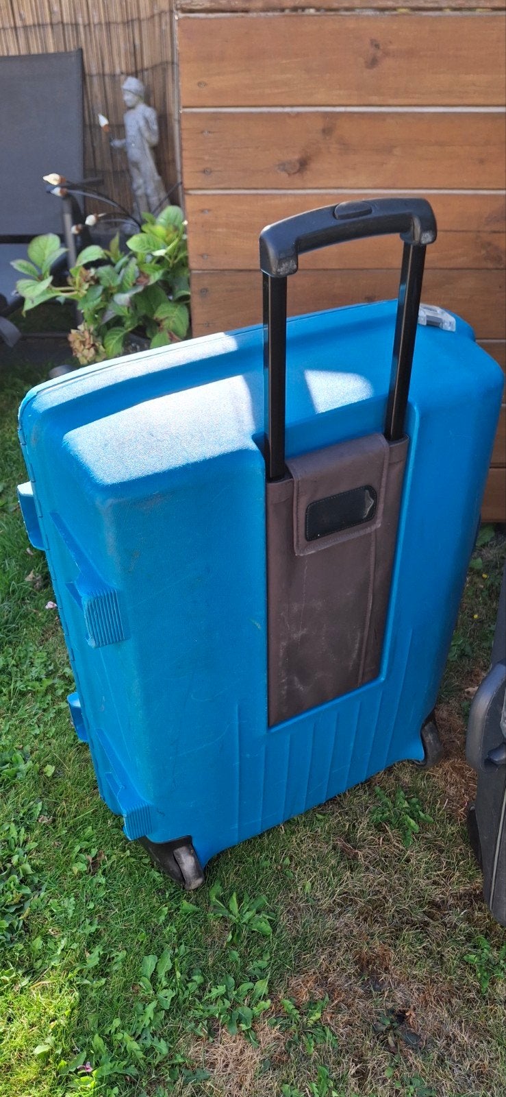 Samsonite koffer met wieltjes en uitschuifbare ha, Gebruikt, Hard kunststof, 45 tot 55 cm, 70 cm of meer