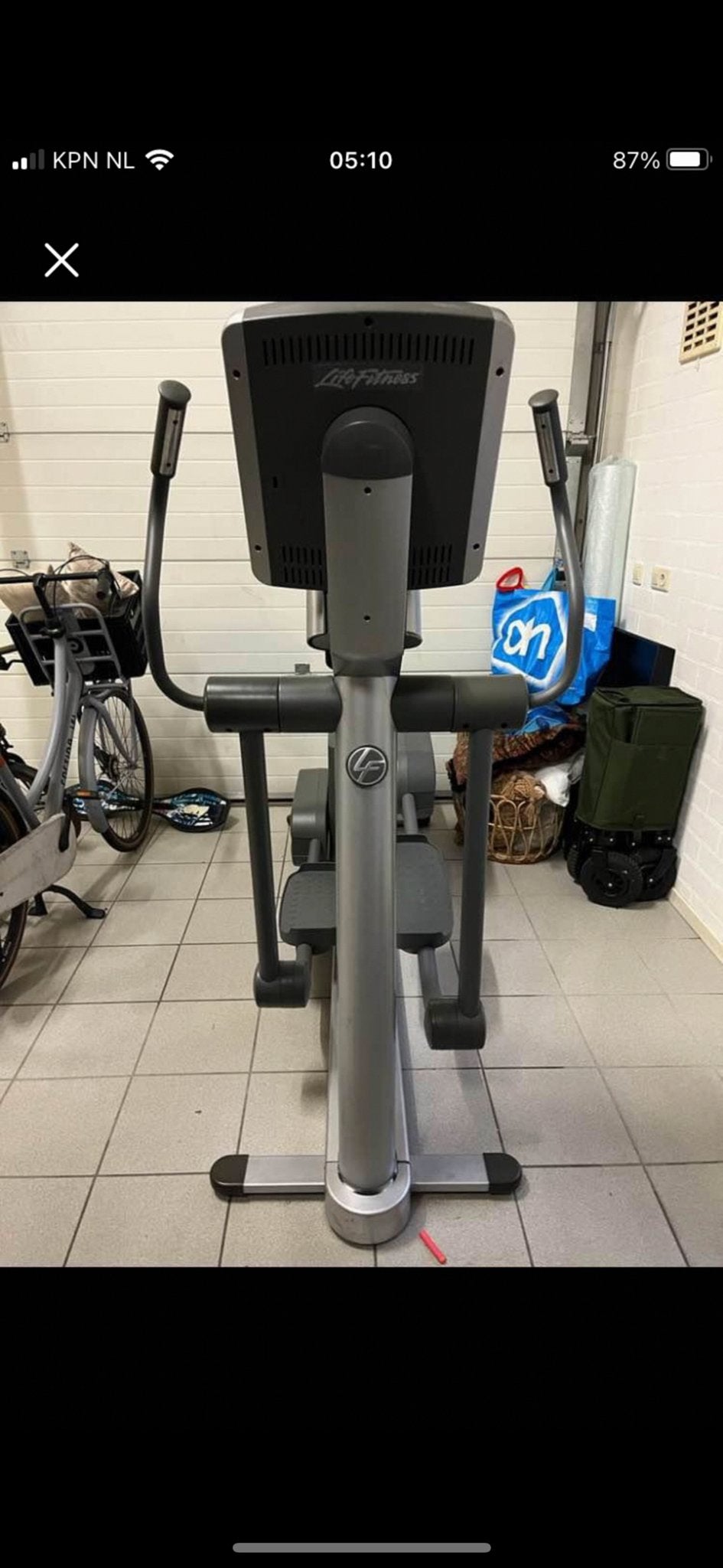 Life Fitness Silverline Hometrainer - Topconditie, Gebruikt, Aluminium, Ophalen of Verzenden, Crosstrainer