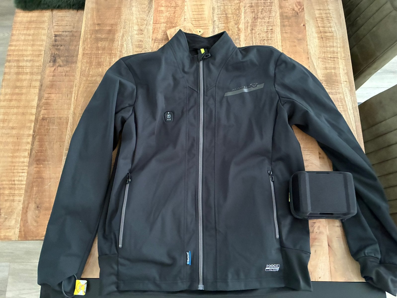 Macna centre jacket 4xl incl. 12v 6ah, Ophalen, Tweedehands, Heren, Jas | textiel