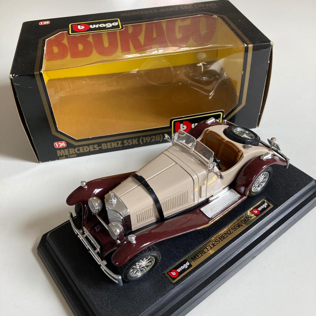 Mercedes Benz SSK 1928 van Bburago 1:24, Ophalen of Verzenden, Nieuw, Auto, Bburago