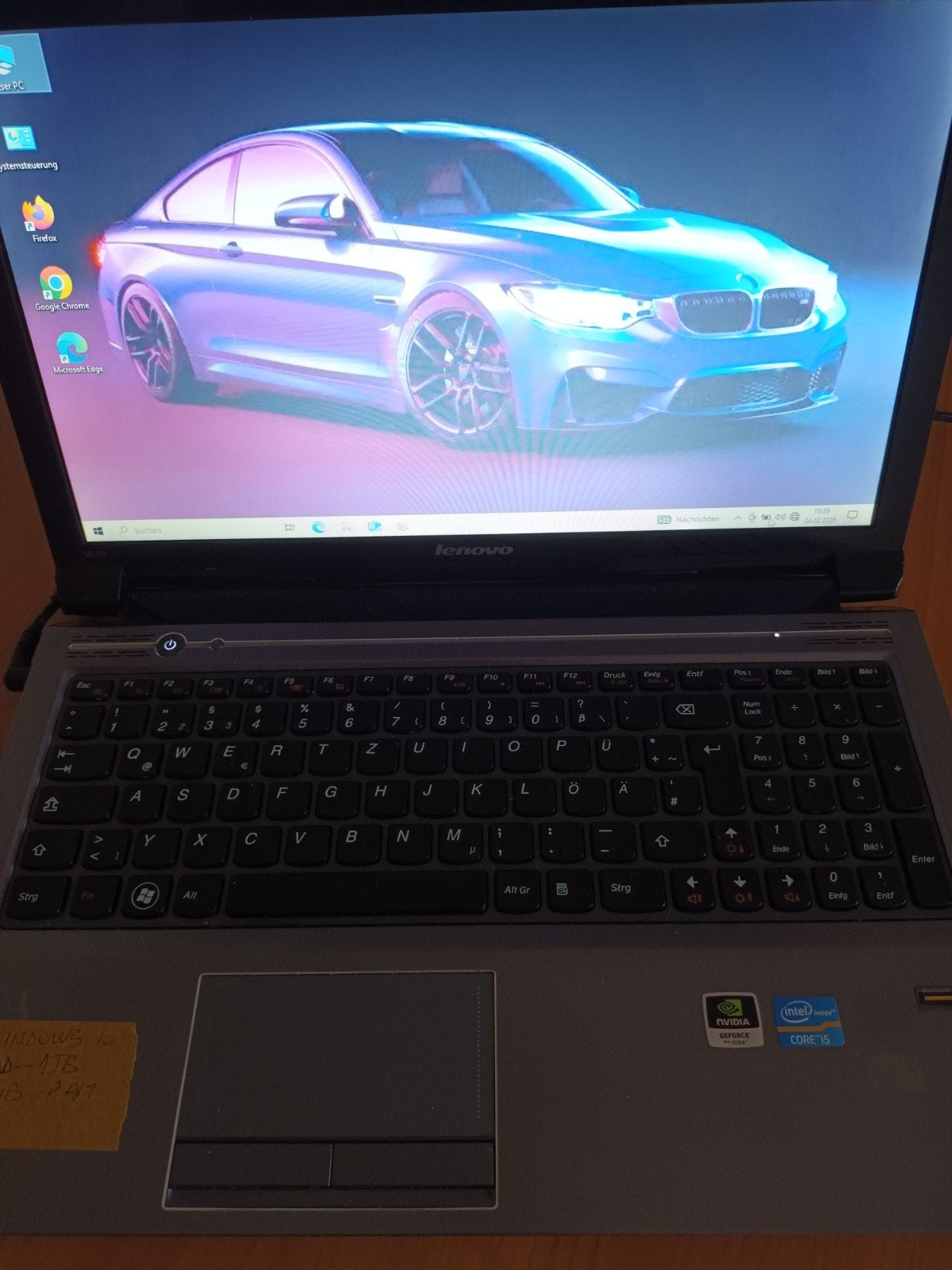 Loptop lenova, Ophalen, 15 inch, 2 tot 3 Ghz