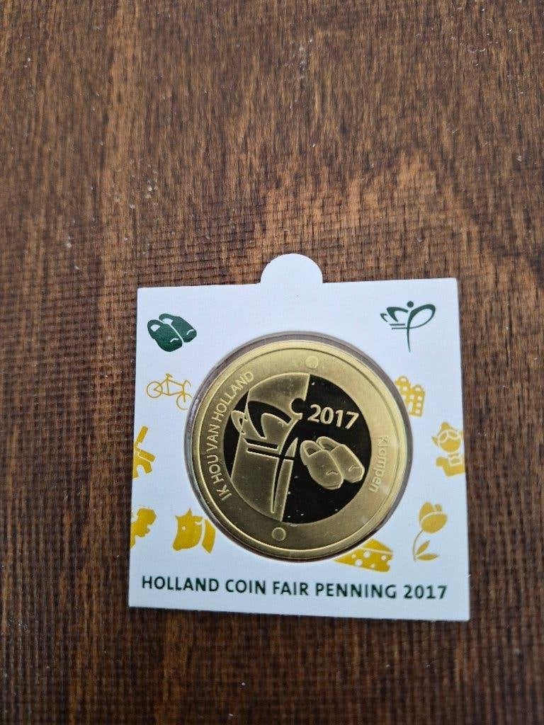 Holland Coin Fair 2017 Penning in Munthouder., Ophalen of Verzenden, Overige materialen, Nederland