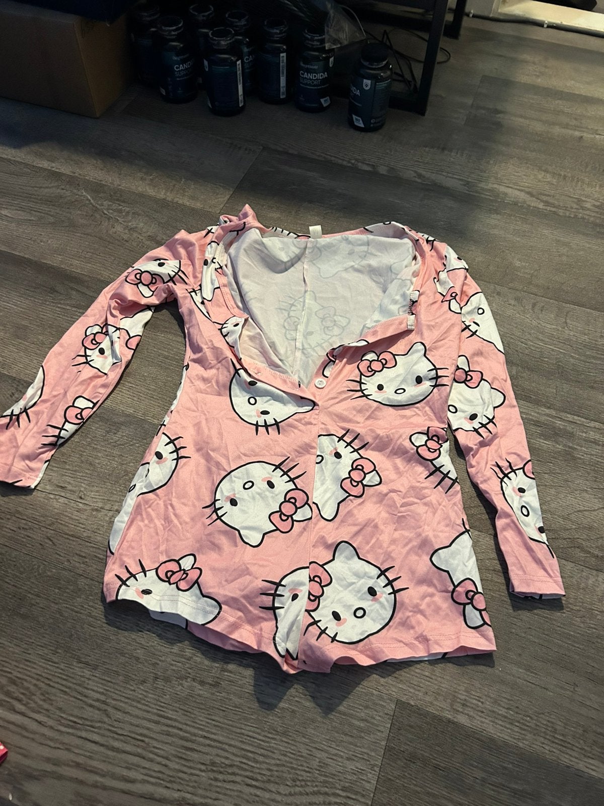 Hello Kitty pyjama lichtroze, maat M, Ophalen of Verzenden, Nieuw, Maat 38/40 (M)