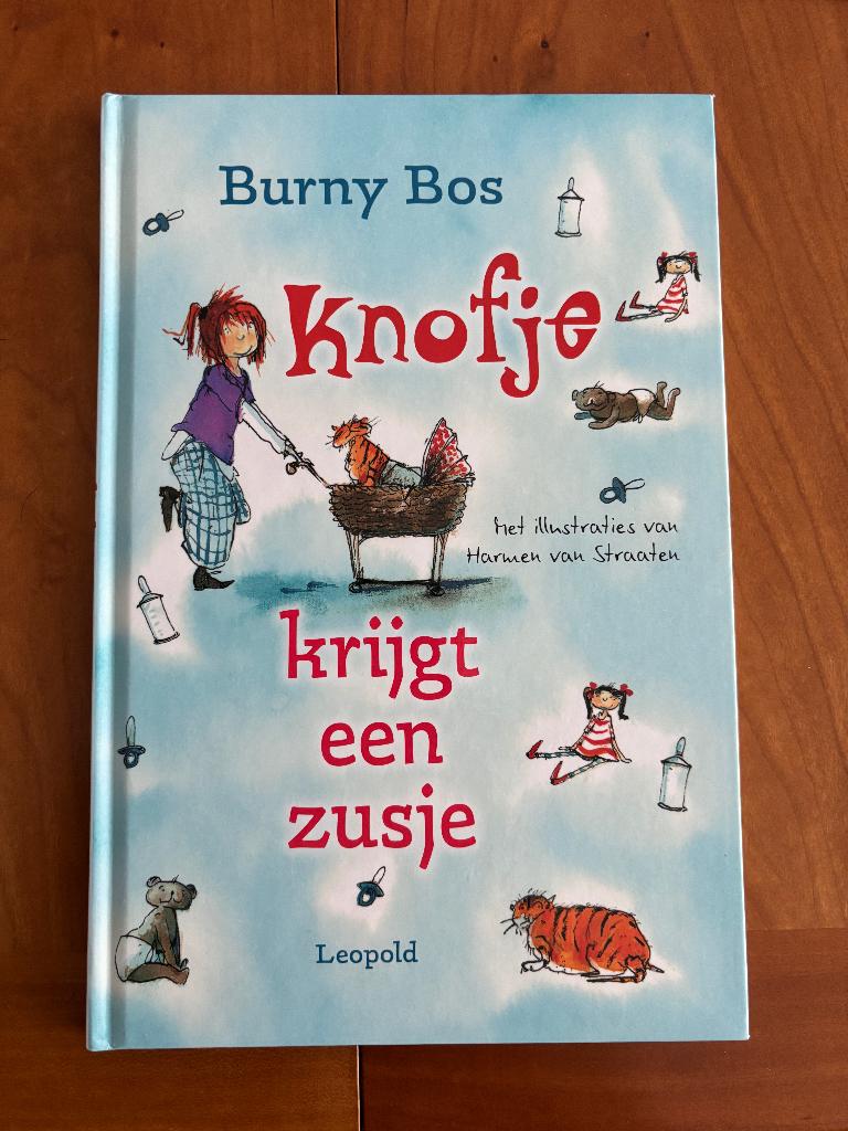 Knofje krijgt een zusje ( Burny Bos ) voorlezen voorleesboek, Boeken, Ophalen, Fictie algemeen, Jongen of Meisje, Zo goed als nieuw