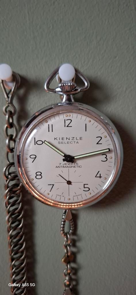 Kienzle zakhorloge, Sieraden, Tassen en Uiterlijk, Horloges | Antiek, Ophalen of Verzenden, Staal, Overige merken