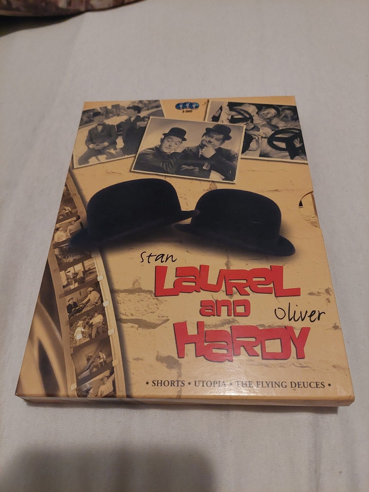Laurel And Hardy. 3 Dvd's., Engels, Alle leeftijden, Nederlands, Ophalen of Verzenden