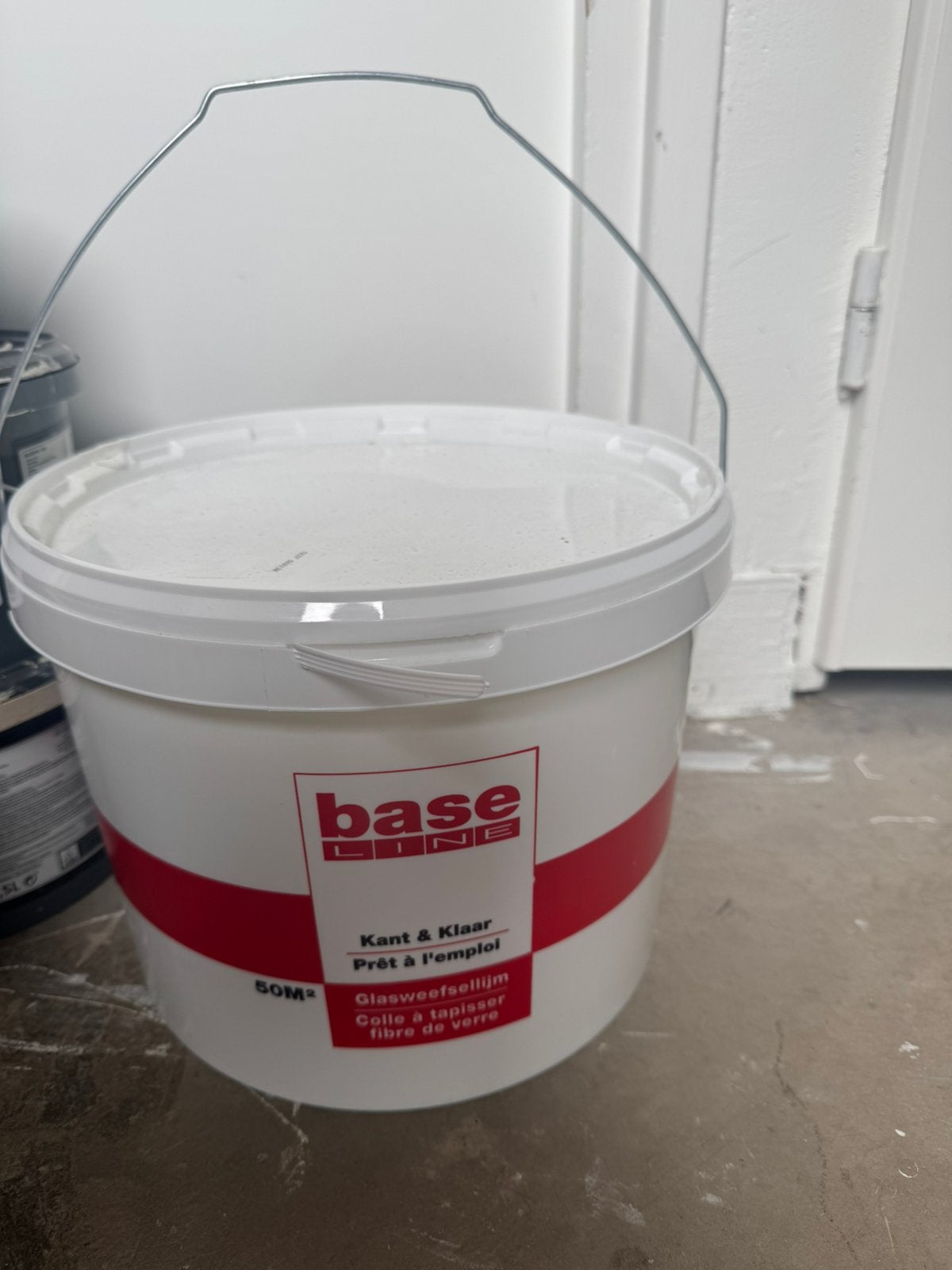 Gratis glasweefsellijm 10 liter, Doe-het-zelf en Verbouw, Ophalen, Zo goed als nieuw, Wit