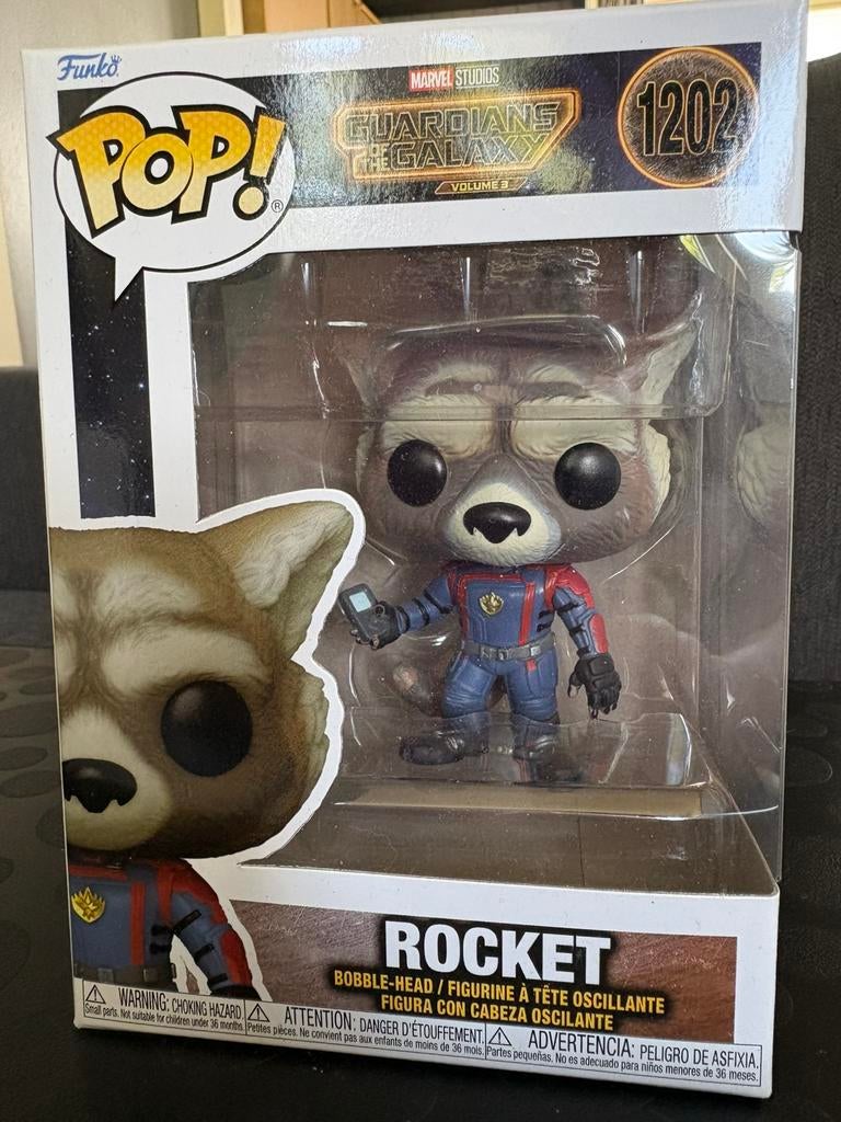 Funko Pop Guardians of the galaxy 1202 Rocket, Ophalen of Verzenden, Zo goed als nieuw