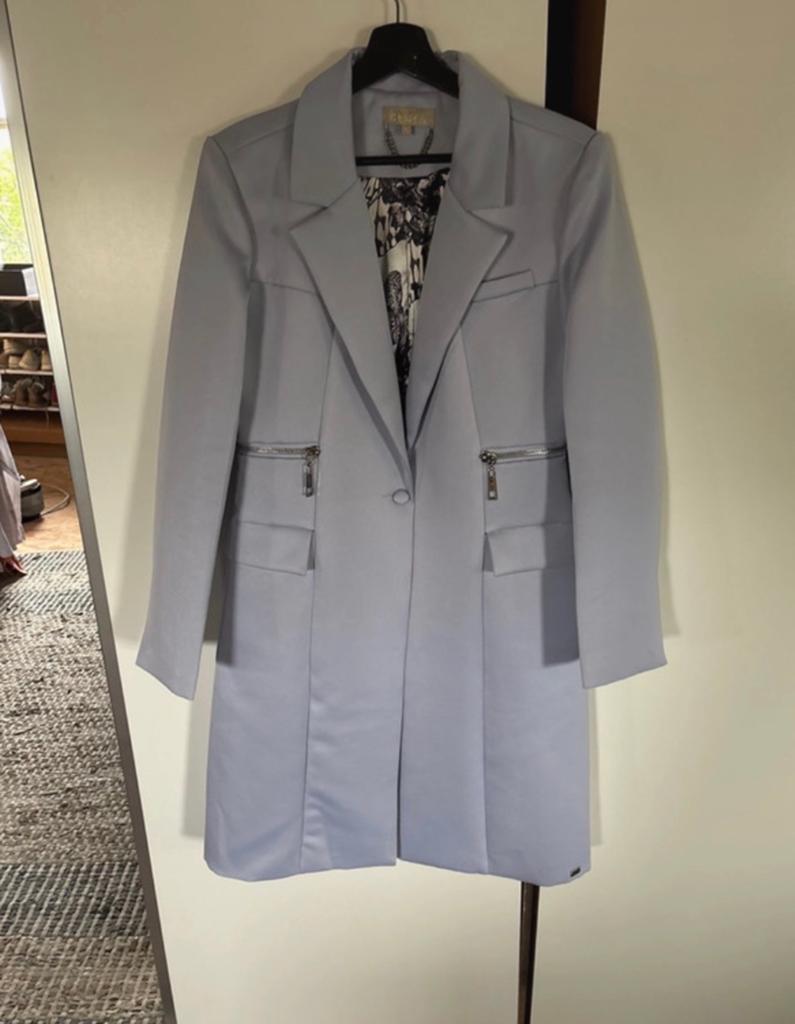 Josh V lange blazer XL lavendel blauw - Zeer goede staat, Blauw, Maat 46/48 (XL) of groter, Ophalen of Verzenden, Zo goed als nieuw