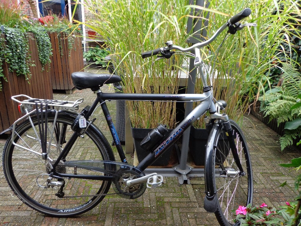 Herenfiets, Fietsen en Brommers, Versnellingen, Zo goed als nieuw, 57 tot 61 cm, Schijfrem