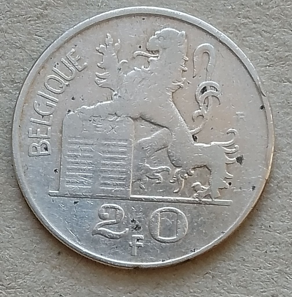 België, 20 francs 1950  Frans, Ophalen of Verzenden, België, Losse munt, Zilver