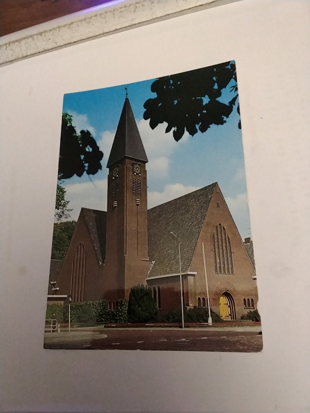 Oude Ansichtkaart Harderwijk Plantagekerk Gelderland, Ophalen of Verzenden, 1960 tot 1980, Ongelopen, Gelderland