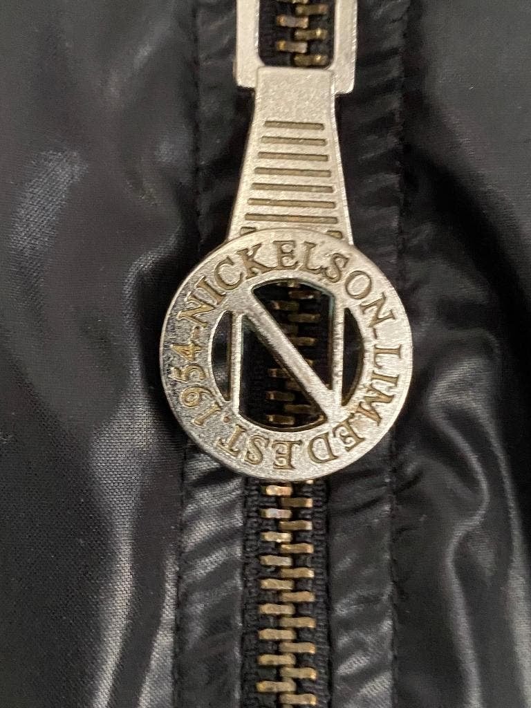K47 Nickelson maat S=46 jas jasje windjas regenjas, Zwart, Nickelson, Ophalen of Verzenden, Zo goed als nieuw
