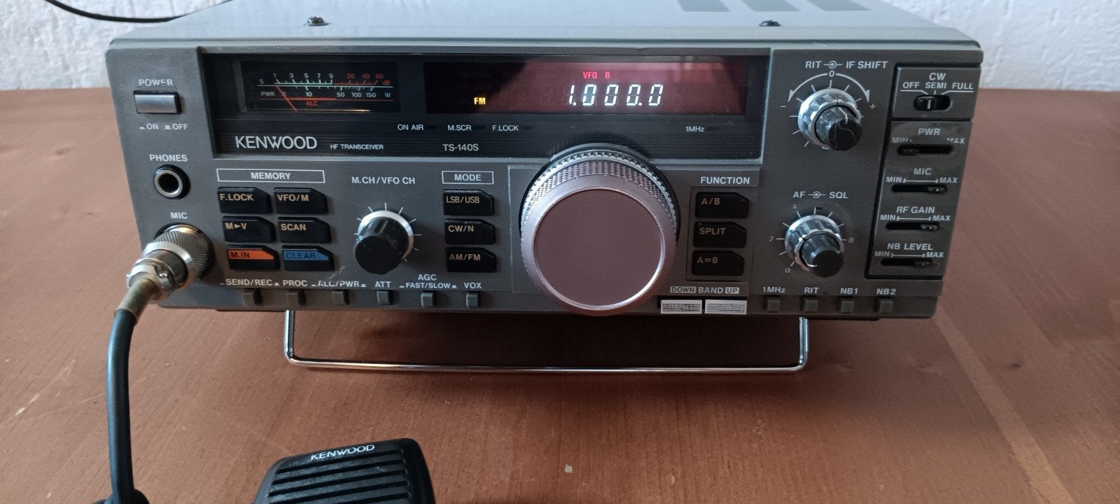 Kenwood ts 140 (met defect), Ophalen
