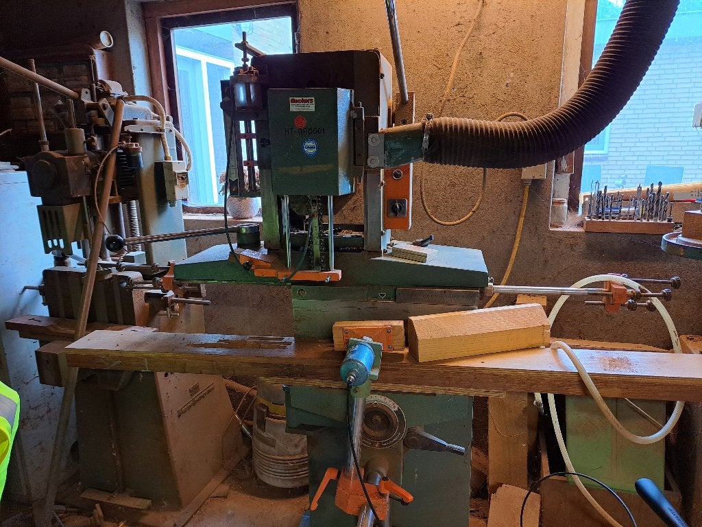 2 kettingsteekmachines + kettingen, Doe-het-zelf en Verbouw, Ophalen, Onbekend, 70 mm of meer, Overige typen