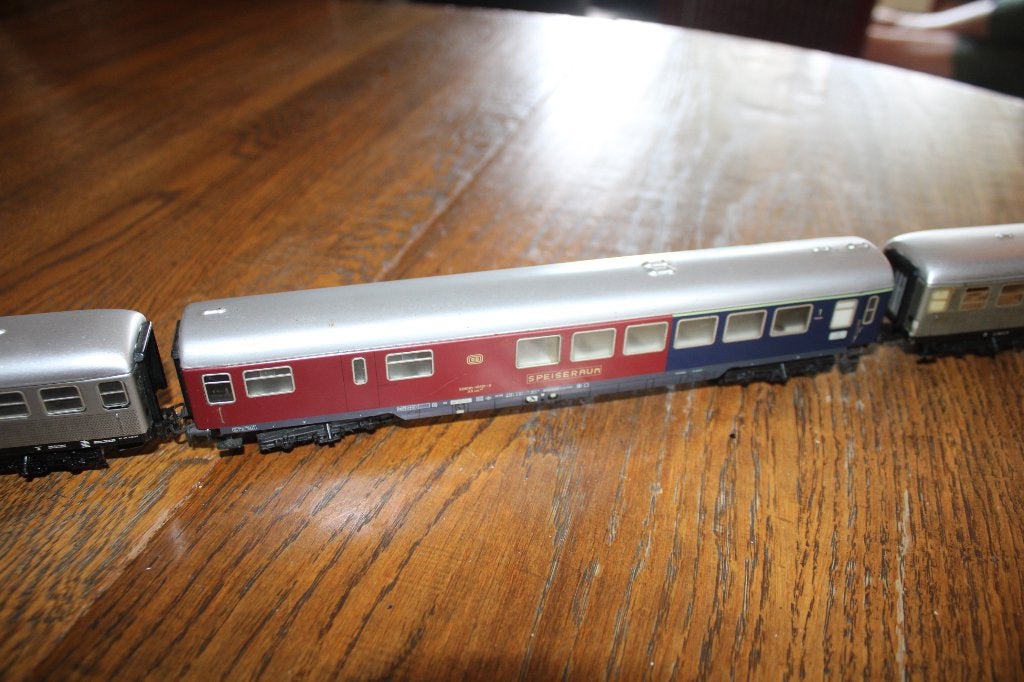 Märklin 4078 Kakadu met 3 zilverlingen, Wisselstroom, Gebruikt, Wagon, Ophalen of Verzenden