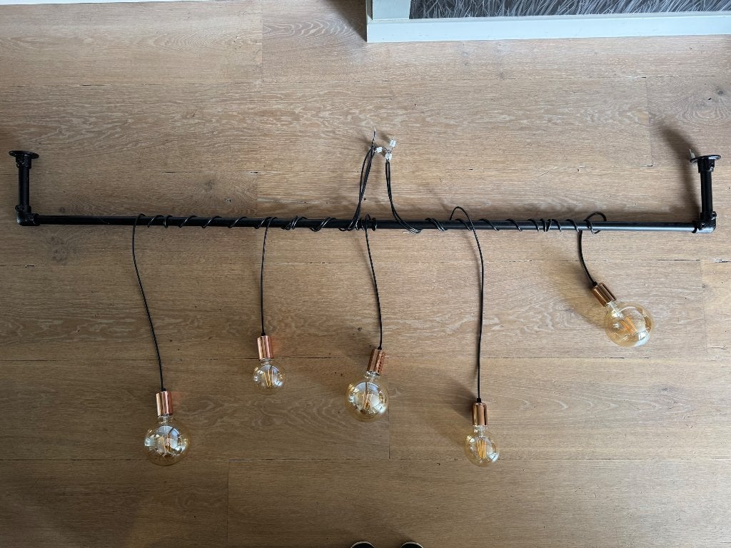 Eetkamer lampen, Ophalen, Gebruikt, Glas, Minder dan 50 cm