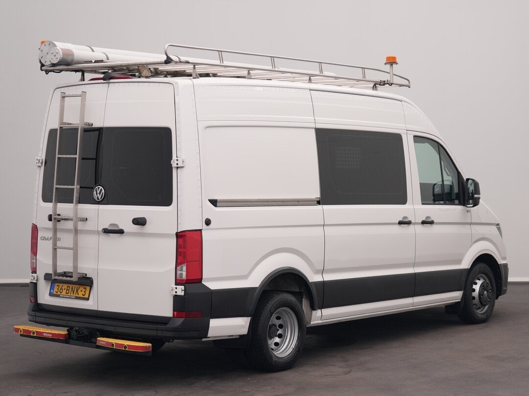 Volkswagen Crafter 177pk Gesloten bestelwagen 50 Dubbel luch, Auto's, Gebruikt, Euro 6, 4 cilinders, 3000 kg