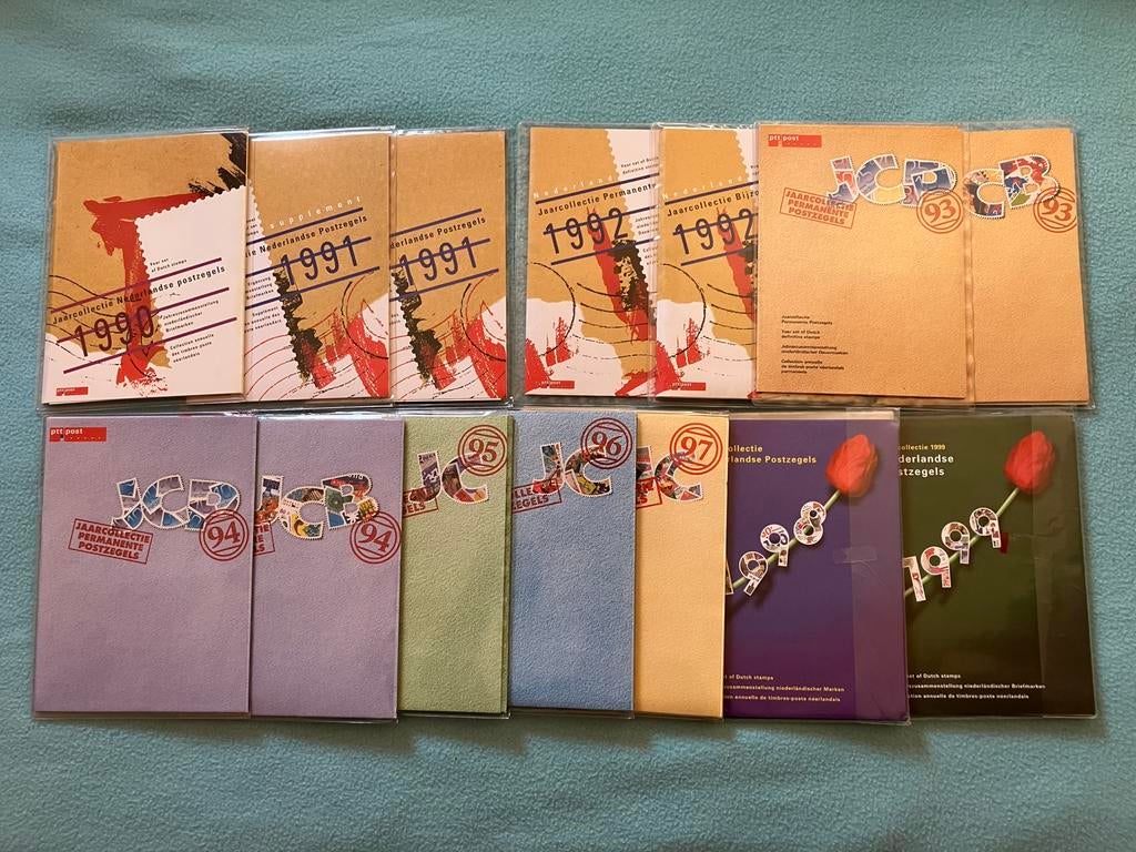 Jaarcollectie postzegel Nederland 1990 t/m 1999, Verzenden, Nederland