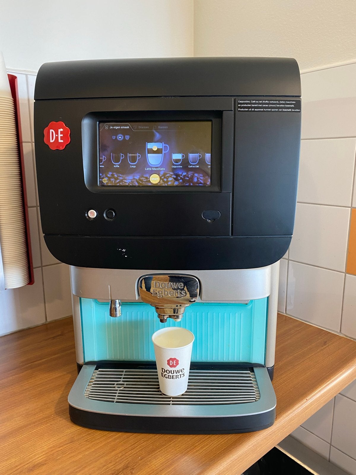 Douwe Egberts Cafitesse Excellence Compact Touch Koffiemachi, Ophalen, Gebruikt, Overige typen, 10 kopjes of meer
