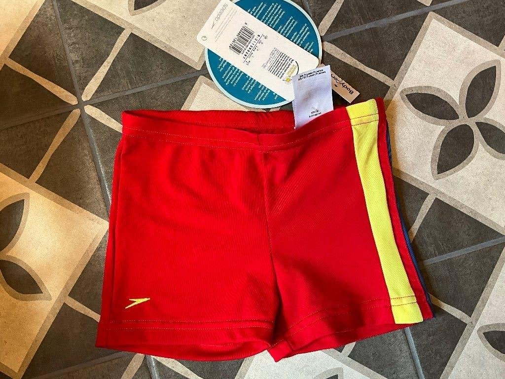 zwembroek Maat 104 rood/blauw/geel nieuw MERK SPEEDO, Nieuw, Ophalen of Verzenden, EMMEN, Jurk of Rok