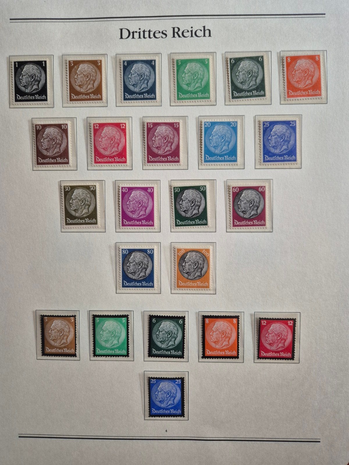Postzegels verzameling Duitse Rijk 1933-45. Cat waarde 5500€, Postzegels en Munten, Ophalen of Verzenden, Buitenland