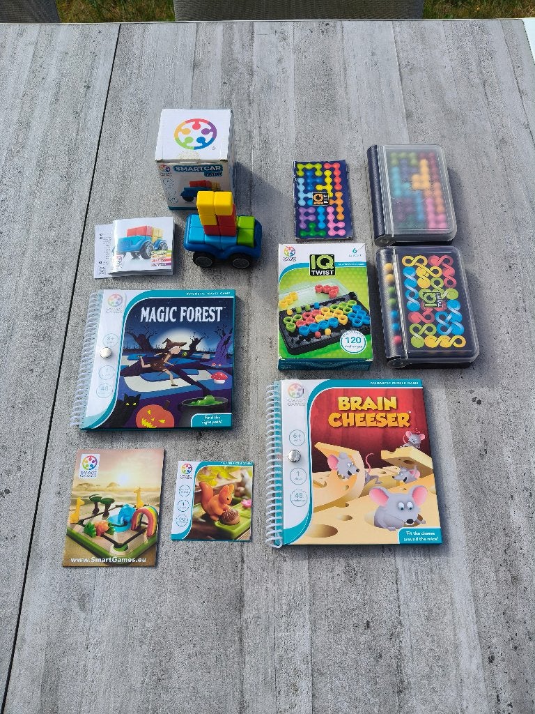 5 originele Smart Games IQ SmartGames - compleet, Een of twee spelers, Ophalen of Verzenden, Zo goed als nieuw, Smart Games
