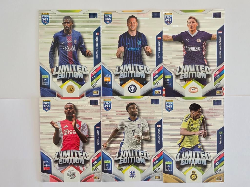 Panini FIFA 365 Limited Edition voetbalplaatjes, Hobby en Vrije tijd, Stickers en Plaatjes, Ophalen of Verzenden, Zo goed als nieuw