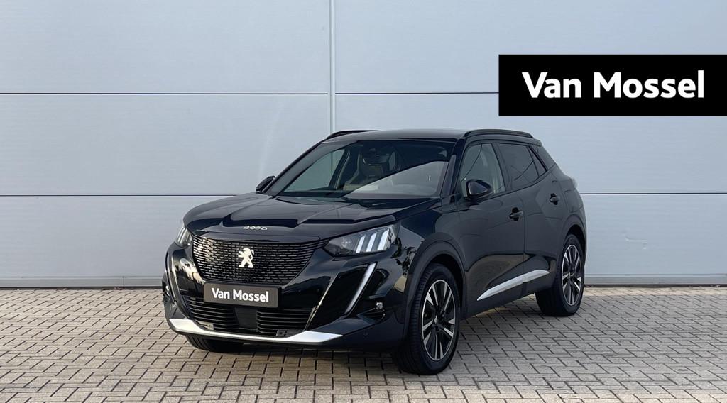Peugeot e-2008 EV GT Pack 50 kWh | Navi | Camera | Adaptive, Auto's, 136 pk, Zwart, Origineel Nederlands, SUV of Terreinwagen