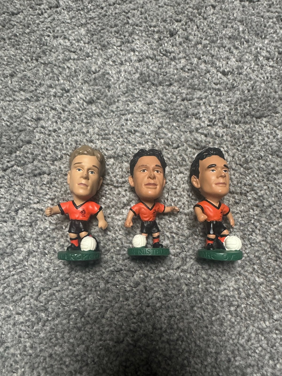VoetbalBeeldjes EURO 2000- Van Nistelrooij,Bergkamp,Overmars, Verzamelen, Sportartikelen en Voetbal, Ophalen of Verzenden, Zo goed als nieuw