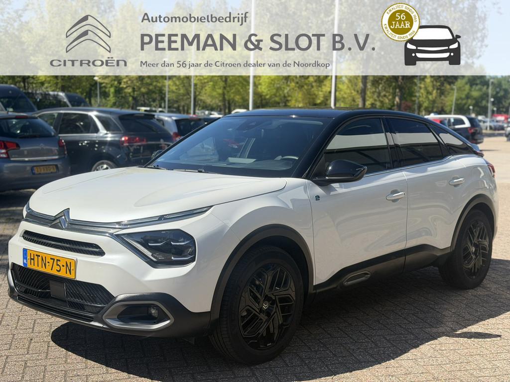 Citroën Ë-C4 ë-Series 54 kWh 420km Actieradius (bj 2025), Stof, Gebruikt, Zwart, 156 pk