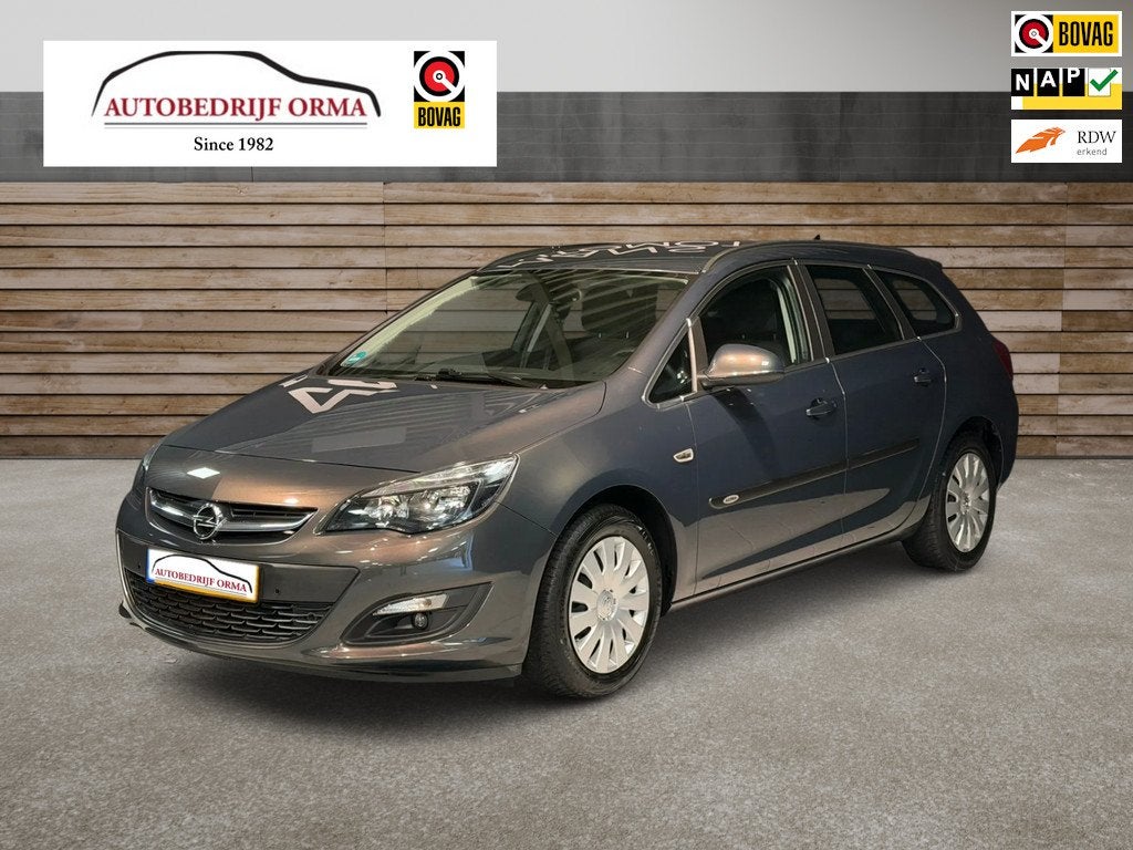 Opel Astra Sports Tourer 1.4 Turbo Design Edition Automaat |, Euro 5, Stof, Gebruikt, 4 cilinders