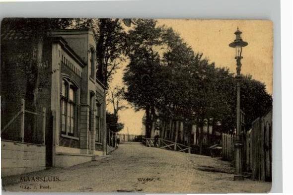 Maassluis  Wedde uitg J. Poot st 1911, Verzamelen, Verzenden, Voor 1920, Gelopen, Zuid-Holland