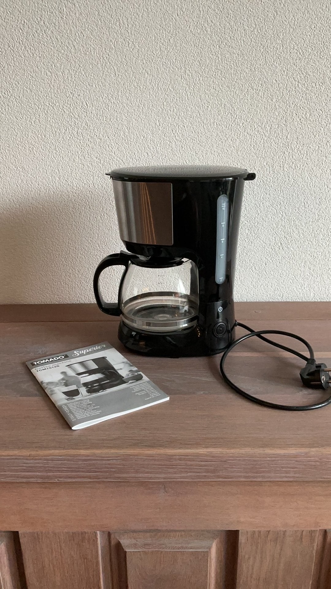 Koffiezetapparaat Tomado Superior TCM7512S, Witgoed en Apparatuur, Ophalen of Verzenden, Zo goed als nieuw, Koffiemachine