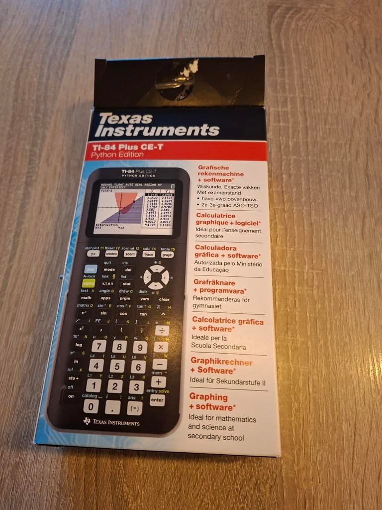 Te koop grafische rekenmachine TI-84 plus ce-t, Ophalen, Grafische rekenmachine, Zo goed als nieuw